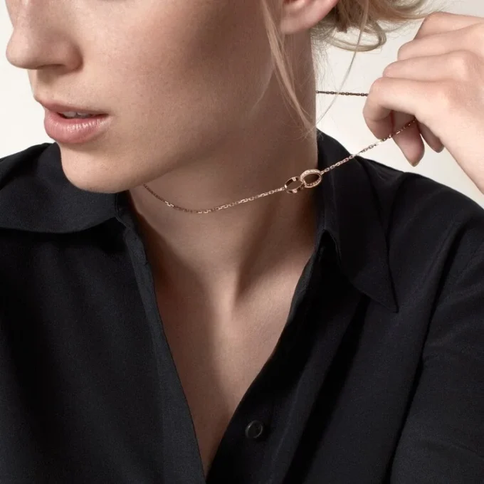 Colier Love, diamante – Aur roz, diamante – Cartier