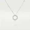 Colier Love, pavat cu diamante – Aur alb, Diamante – Cartier