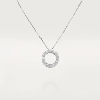 Colier Love, pavat cu diamante – Aur alb, Diamante – Cartier