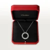 Colier Love, pavat cu diamante – Aur alb, Diamante – Cartier