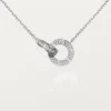 Colier Love, pavat cu diamante – Aur alb, Diamante – Cartier