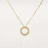 Colier Love, pavat cu diamante – Aur galben, Diamante – Cartier