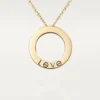 Colier Love, pavat cu diamante – Aur galben, Diamante – Cartier
