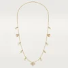 Colier lung Grain De Cafe, diamante