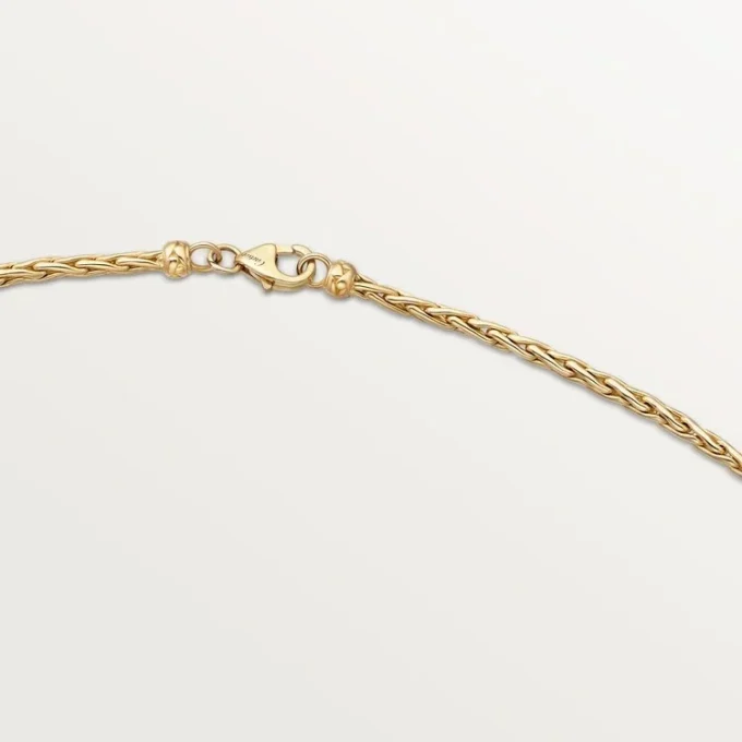 Colier lung Grain De Cafe, diamante