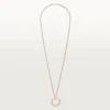 Colier lung Juste Un Clou, model multi-purta, extra-mare
