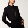 Colier lung Juste Un Clou, model multi-purta, extra-mare