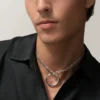 Colier lung Juste Un Clou, model multi-purta, extra-mare