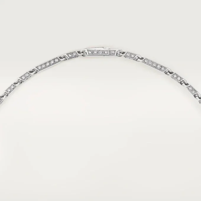 Colier lung Panthere De Cartier, rubin, model mare, cu multiple posibilități de purtare, pavat