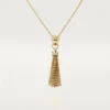 Colier Panthere De Cartier – Aur galben, lac negru, granate tsavorite, onix, diamante – Cartier