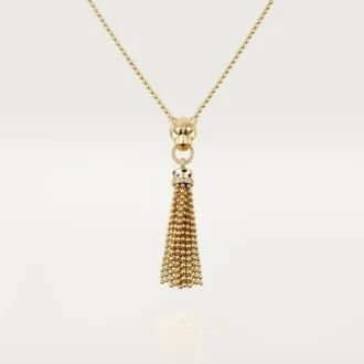 Colier Panthere De Cartier – Aur galben, lac negru, granate tsavorite, onix, diamante – Cartier