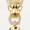 Colier Panthere De Cartier – Aur galben, lac negru, granate tsavorite, onix, diamante – Cartier
