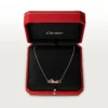 Colier Panthere De Cartier – Aur roz, granate tsavorite, diamante – Cartier