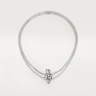 Colier Panthere De Cartier, multi-wear, pavat