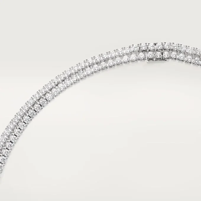 Colier Panthere De Cartier, multi-wear, pavat