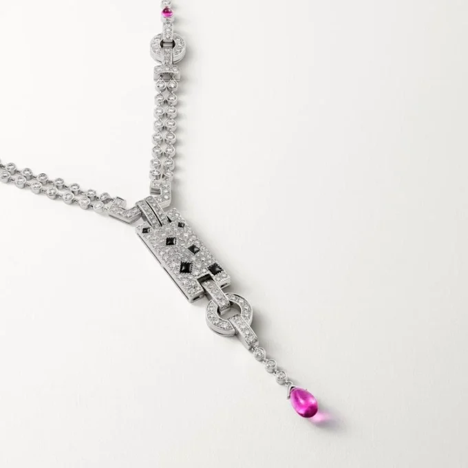 Colier Panthere De Cartier, rubelit, pavat