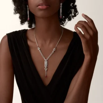 Colier Panthere De Cartier, rubelit, pavat