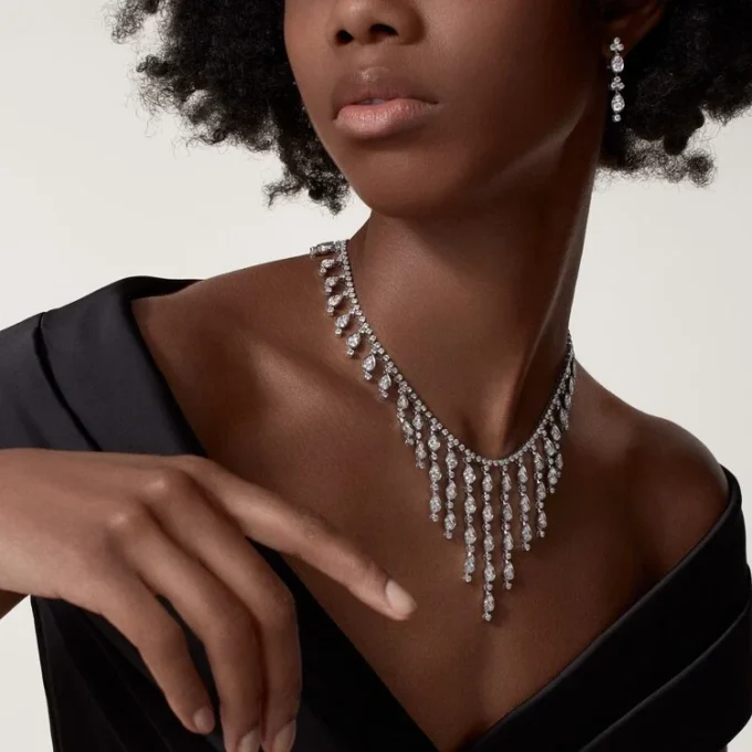 Colier Pluie De Cartier, diamante