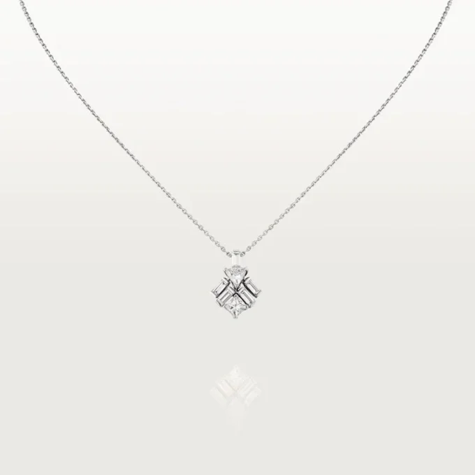 Colier Reflection De Cartier – Aur alb, diamante – Cartier