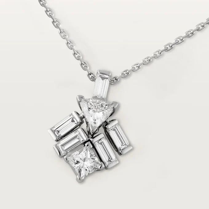 Colier Reflection De Cartier – Aur alb, diamante – Cartier