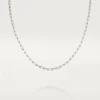 Colier Santos De Cartier – Aur alb – Cartier