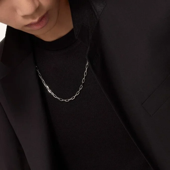 Colier Santos De Cartier – Aur alb – Cartier