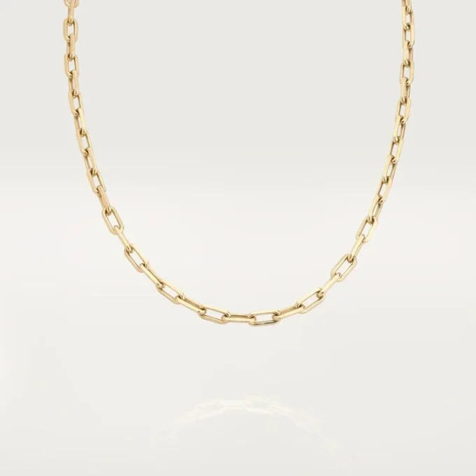 Colier Santos De Cartier, lanț, model mediu