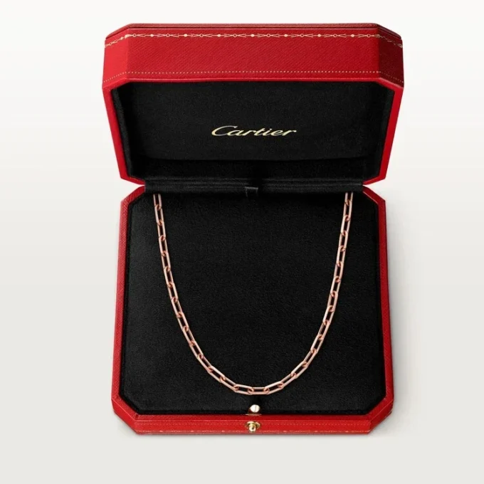 Colier Santos De Cartier, lanț, model mediu