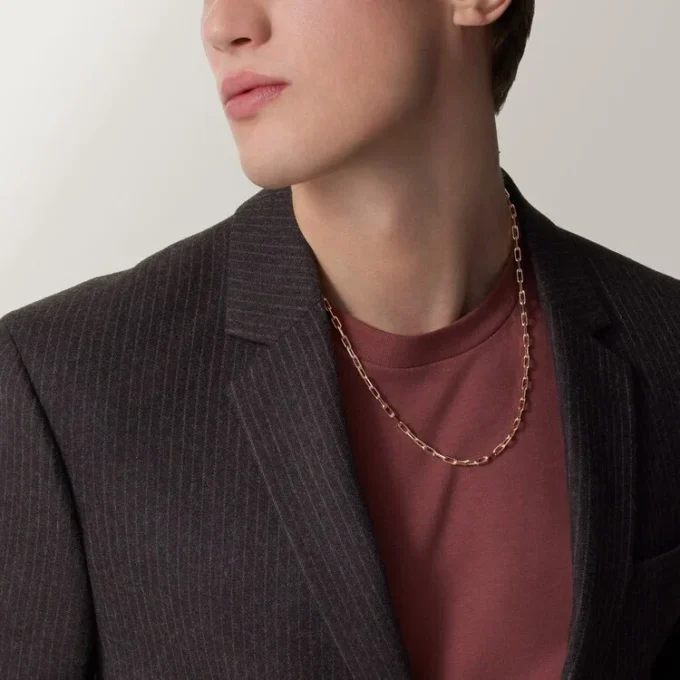 Colier Santos De Cartier, lanț, model mic