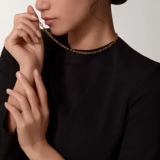 Colier Santos De Cartier, lanț, model mic