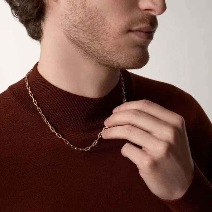 Colier Santos De Cartier, lanț, model mic