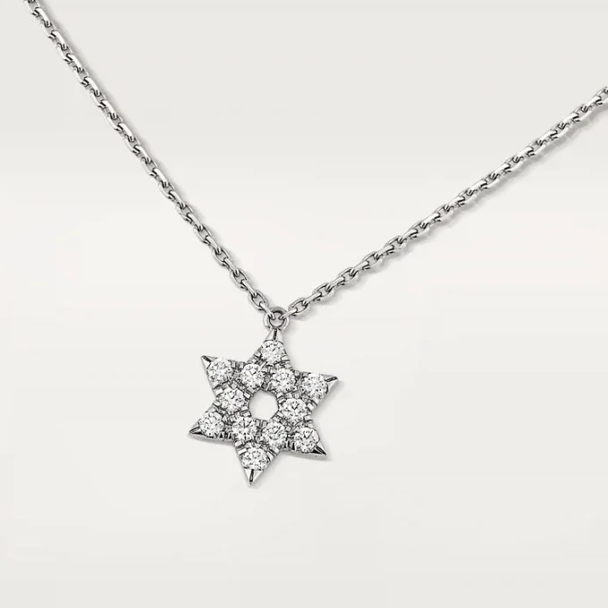 Colier Symbol – Aur alb, diamante – Cartier