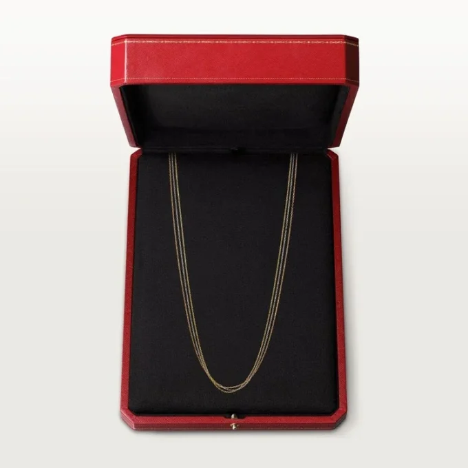 Colier Trinity – Aur alb, aur galben, aur roz – Cartier