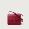 Geantă de umăr, Mini, Double C De Cartier – Piele de vițel roșu cireș, finisaj auriu și email roșu cireș – Cartier