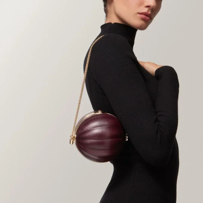 Geantă rotundă cu motiv gadroon, Cartier Soir