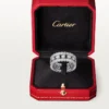 Inel Broderie De Cartier, trei rânduri, diamante
