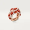Inel Cartier Libre Tressage, coral Inel Cartier Libre Tressage, coral