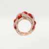 Inel Cartier Libre Tressage, coral Inel Cartier Libre Tressage, coral