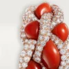 Inel Cartier Libre Tressage, coral Inel Cartier Libre Tressage, coral