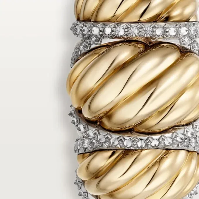 Inel Cartier Libre Tressage, diamante Inel Cartier Libre Tressage, diamante