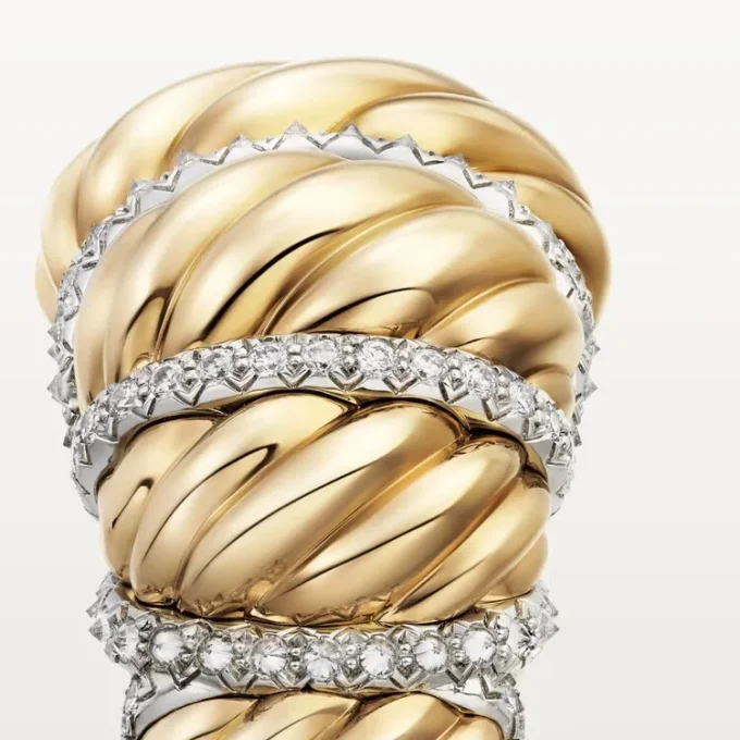 Inel Cartier Libre Tressage, diamante Inel Cartier Libre Tressage, diamante