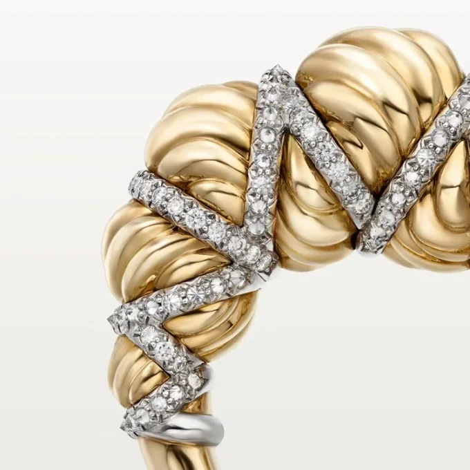 Inel Cartier Libre Tressage, diamante Inel Cartier Libre Tressage, diamante