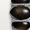 Inel Cartier Libre Tressage, obsidian, diamante Inel Cartier Libre Tressage, obsidian, diamante