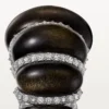 Inel Cartier Libre Tressage, obsidian, diamante Inel Cartier Libre Tressage, obsidian, diamante