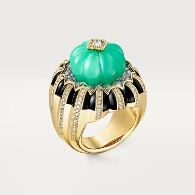 Inel Cartier Libre Tuttitutti, crisopraz, diamante
