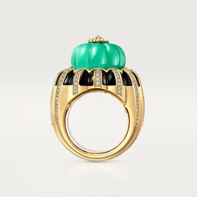 Inel Cartier Libre Tuttitutti, crisopraz, diamante