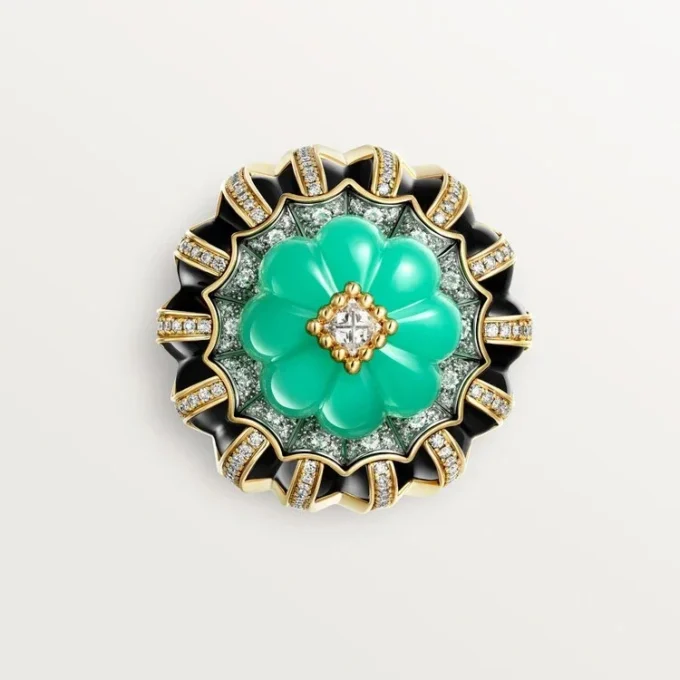 Inel Cartier Libre Tuttitutti, crisopraz, diamante