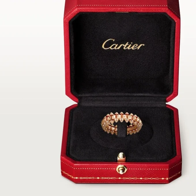 Inel Clash De Cartier – Aur roz, model mic | Cartier Us
