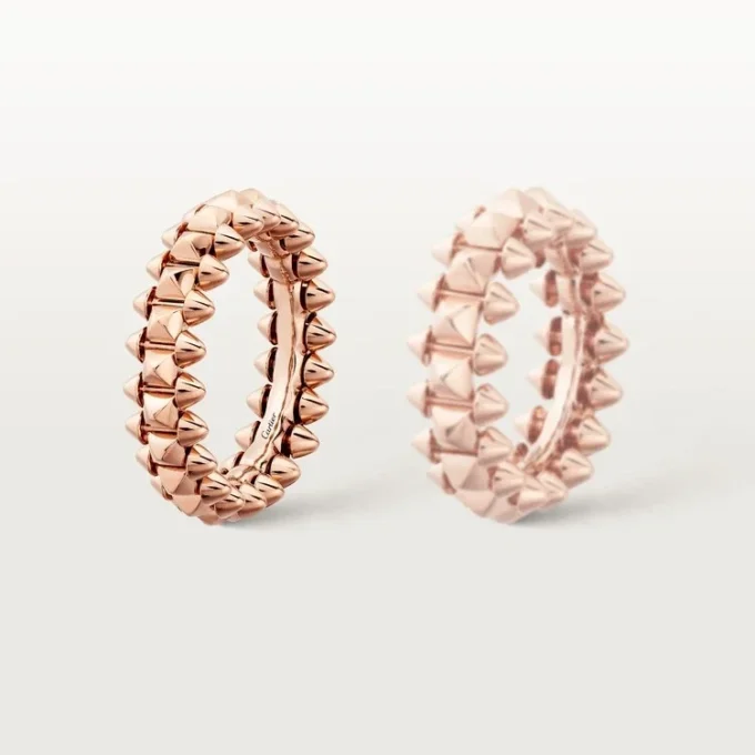 Inel Clash De Cartier – Aur roz, model mic | Cartier Us
