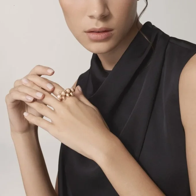Inel Clash De Cartier, model XL – Aur roz – Cartier